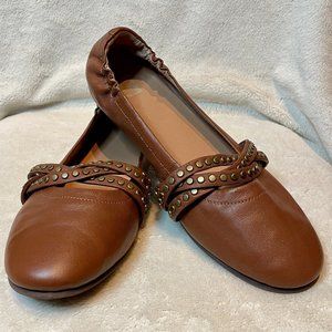 FitFlop Cushioned Allegro Leather Ballerinas Flats